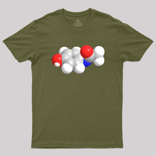 Tylenol Molecule Chemistry Geek T-Shirt