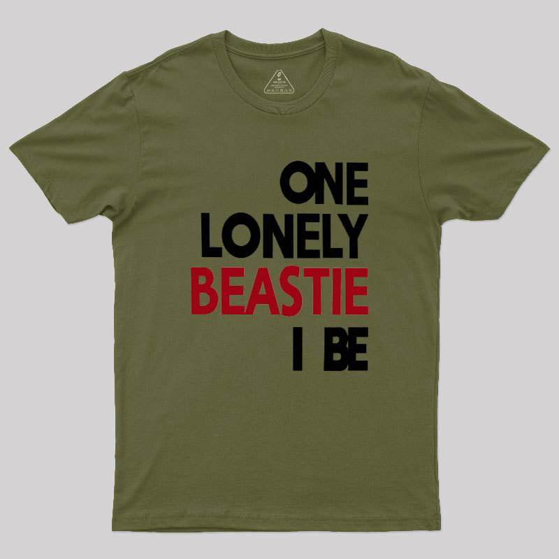 One Lonely Beastie I Be Geek T-Shirt