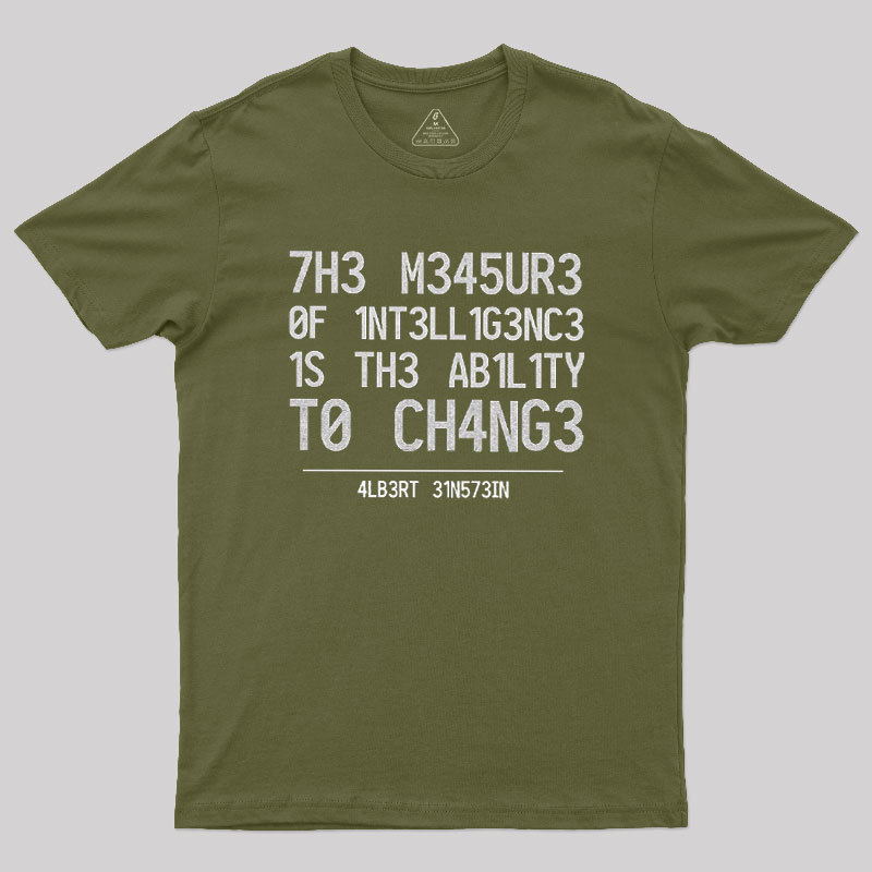 The Measure of Intelligence Geek T-Shirt