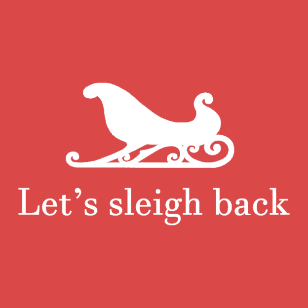 Let's Sleigh Back Geek T-Shirt