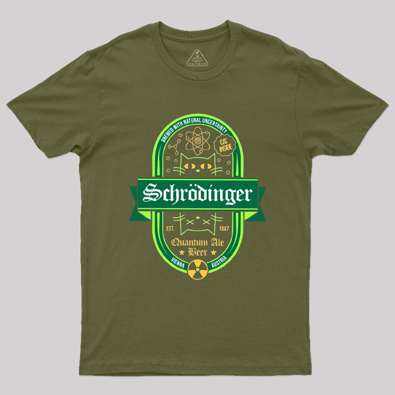 Schrodinger Quantum Ale Beer Geek T-Shirt