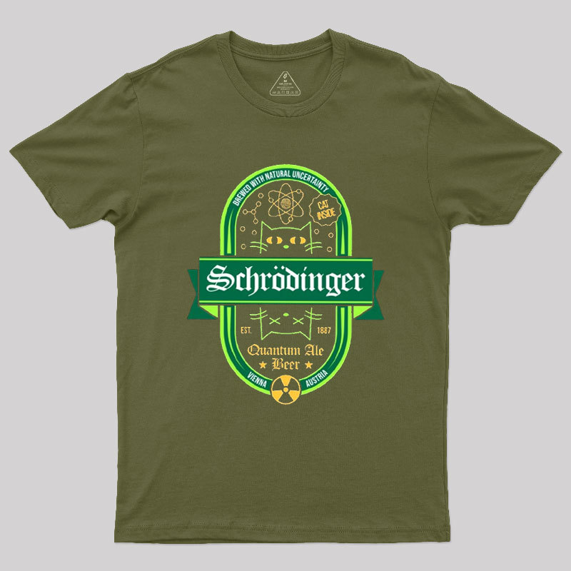 Schrodinger Quantum Ale Beer Geek T-Shirt