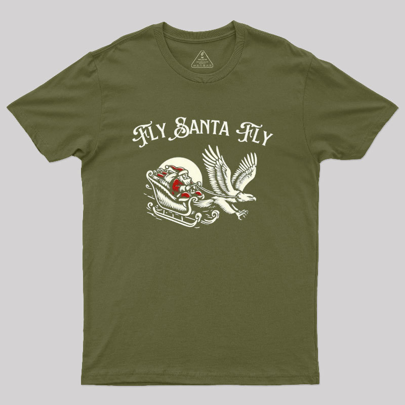 Fly Santa Fly Geek T-Shirt