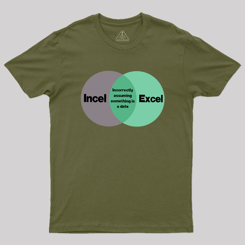 Excel Incel Geek T-Shirt