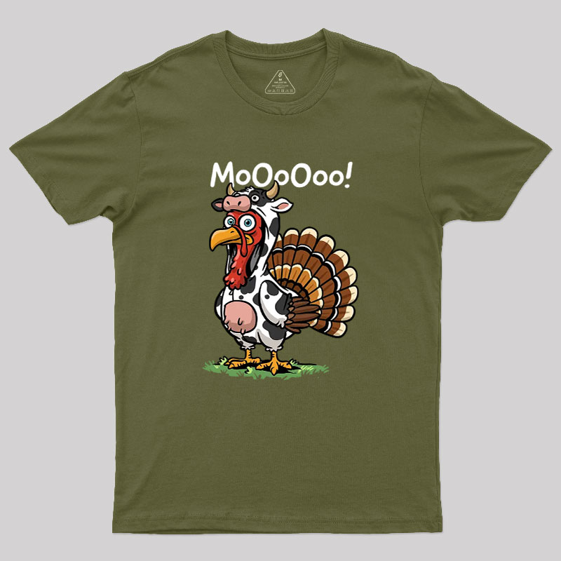 Turkey Moo Geek T-Shirt
