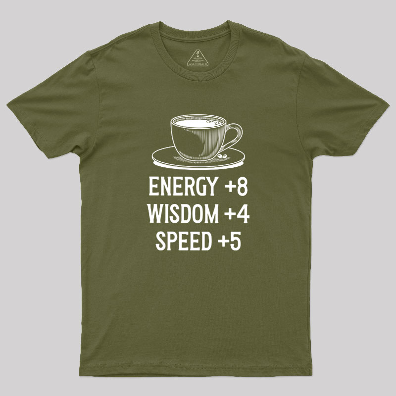 Coffe Stats Geek T-Shirt