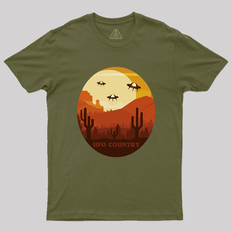UFO Country Geek T-Shirt