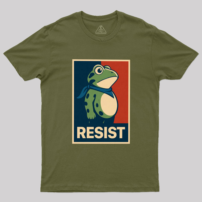 Frog Protest Geek T-Shirt
