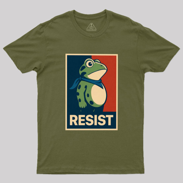 Frog Protest Geek T-Shirt