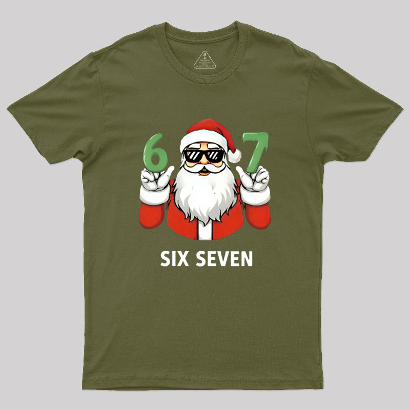 Santa 67 Christmas Geek T-Shirt