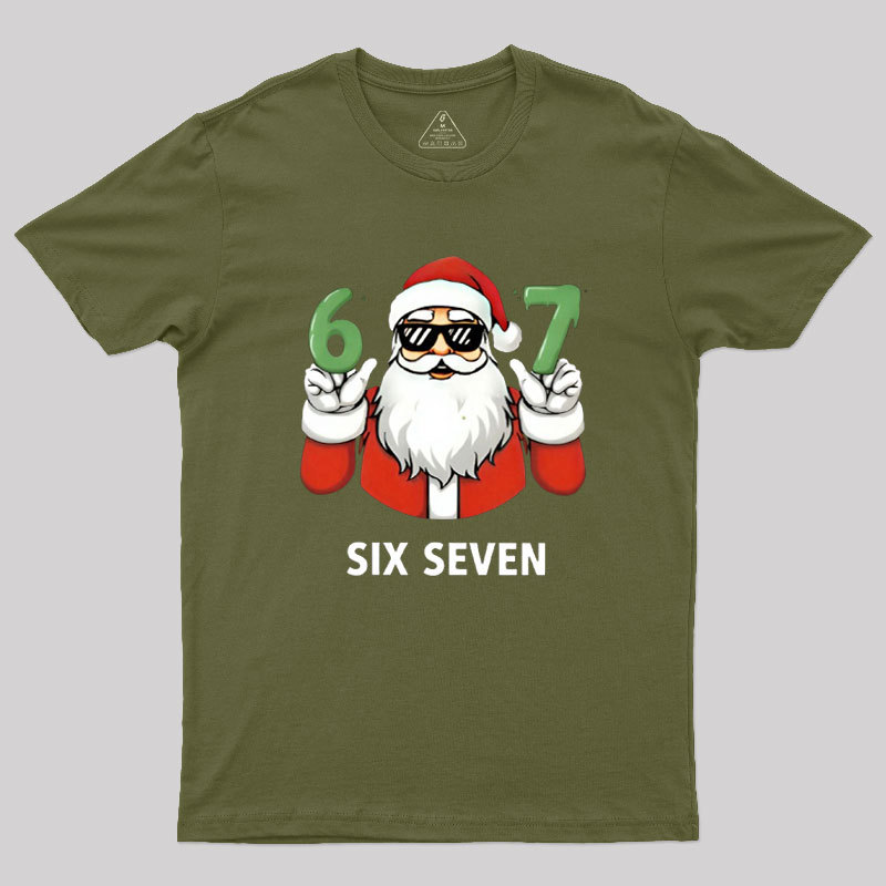 Santa 67 Christmas Geek T-Shirt