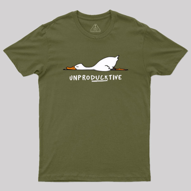 Unproducktive Geek T-Shirt