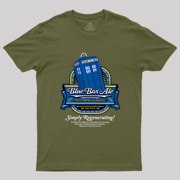 Blue Box Ale Geek T-Shirt