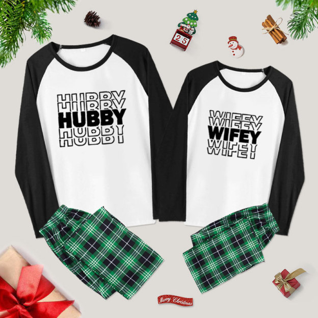 Hubby Wifey Couple Pajama Sets