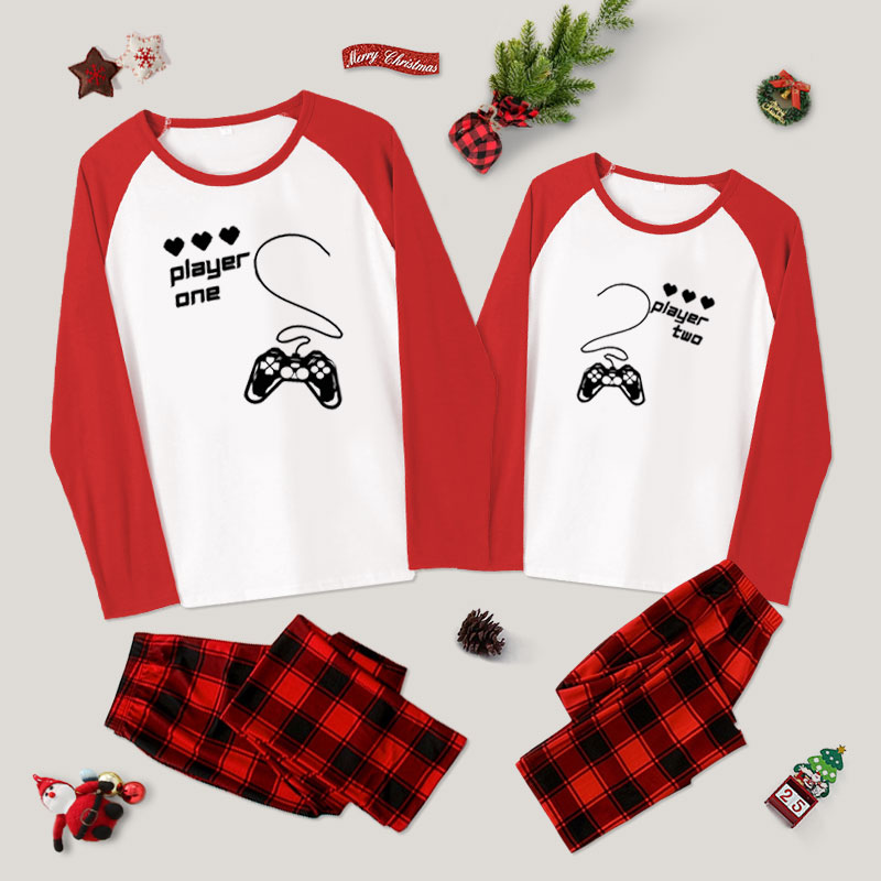 Gamer Valentines Couple Pajama Sets