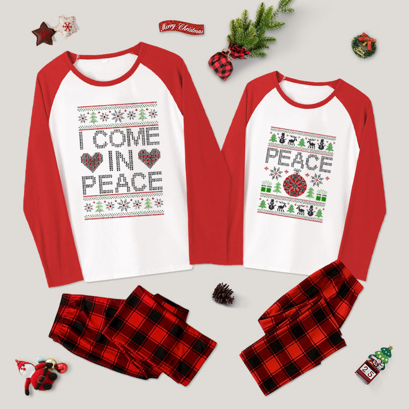 I Come In Peace Couple Pajama Sets