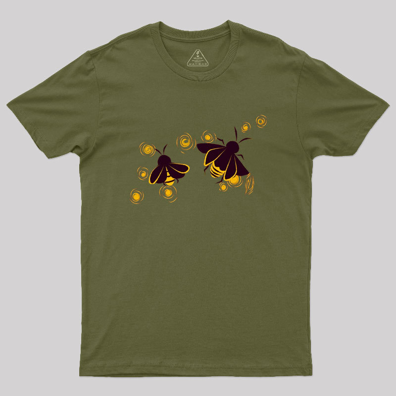 Fireflies Humour Bees Geek T-Shirt