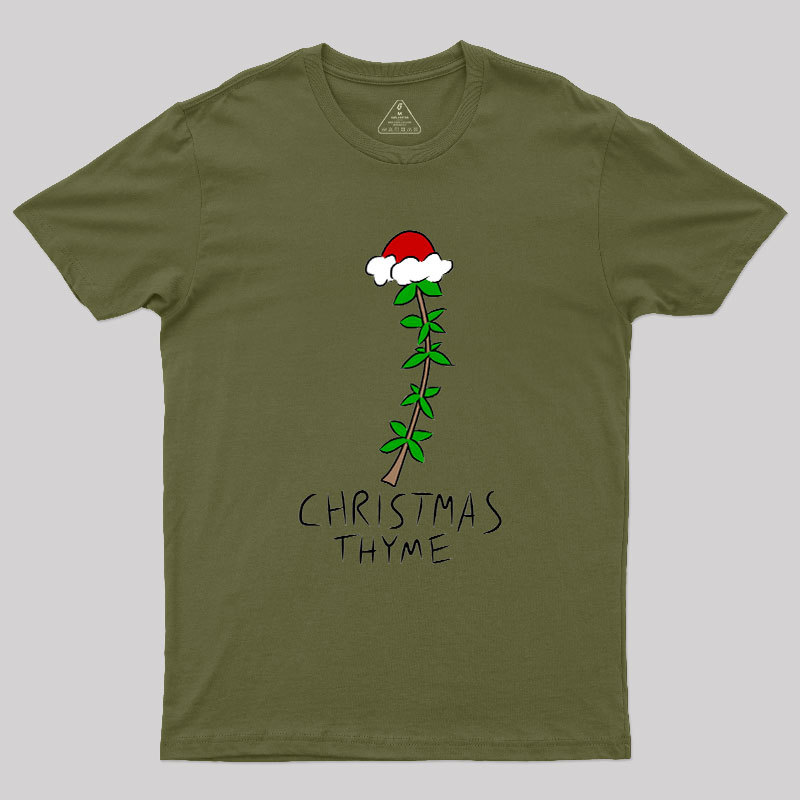 Geeksoutfit Christmas Thyme Geek T-Shirt for Sale
