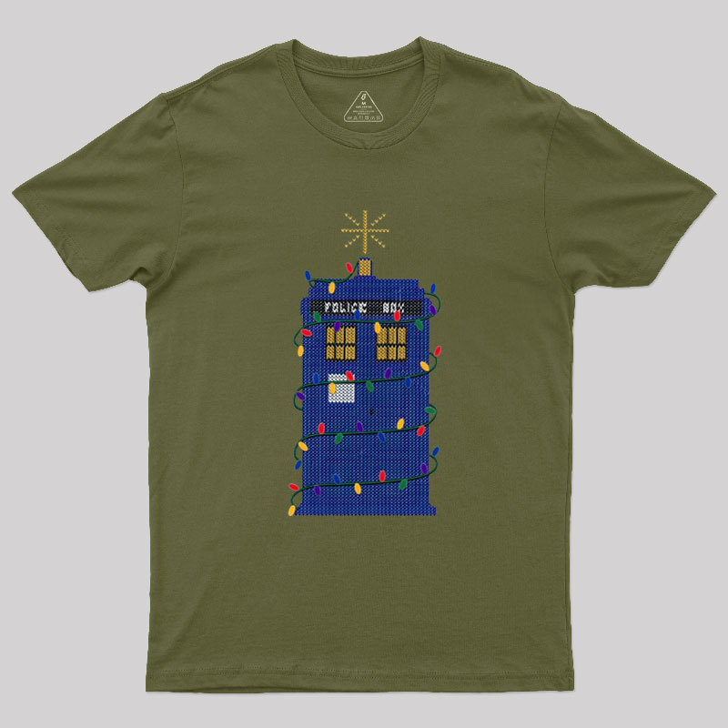 Happy Christmas from the Tardis Geek T-Shirt