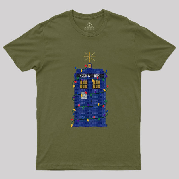 Happy Christmas from the Tardis Geek T-Shirt