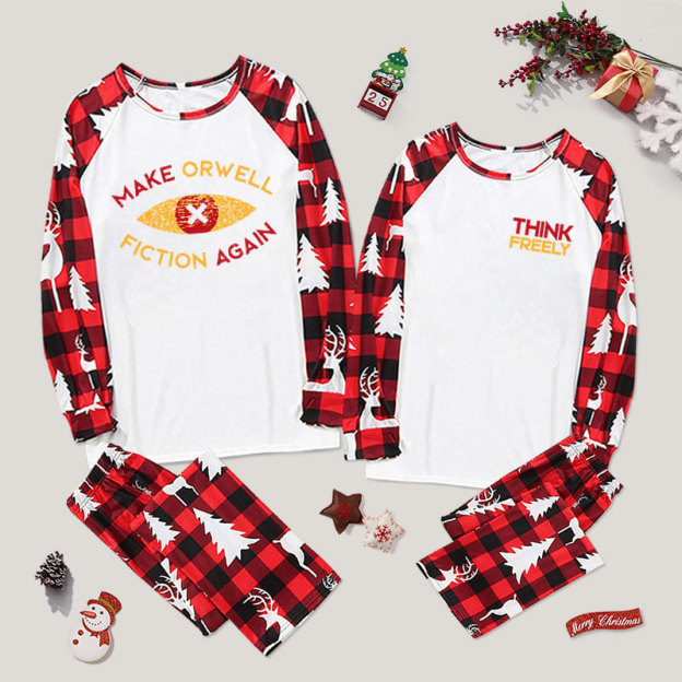 Think Freely Orwell Reimagined Couple Pajama Sets