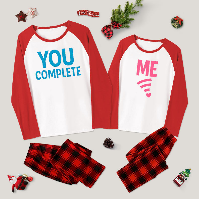 You Complete Me Couple Pajama Sets