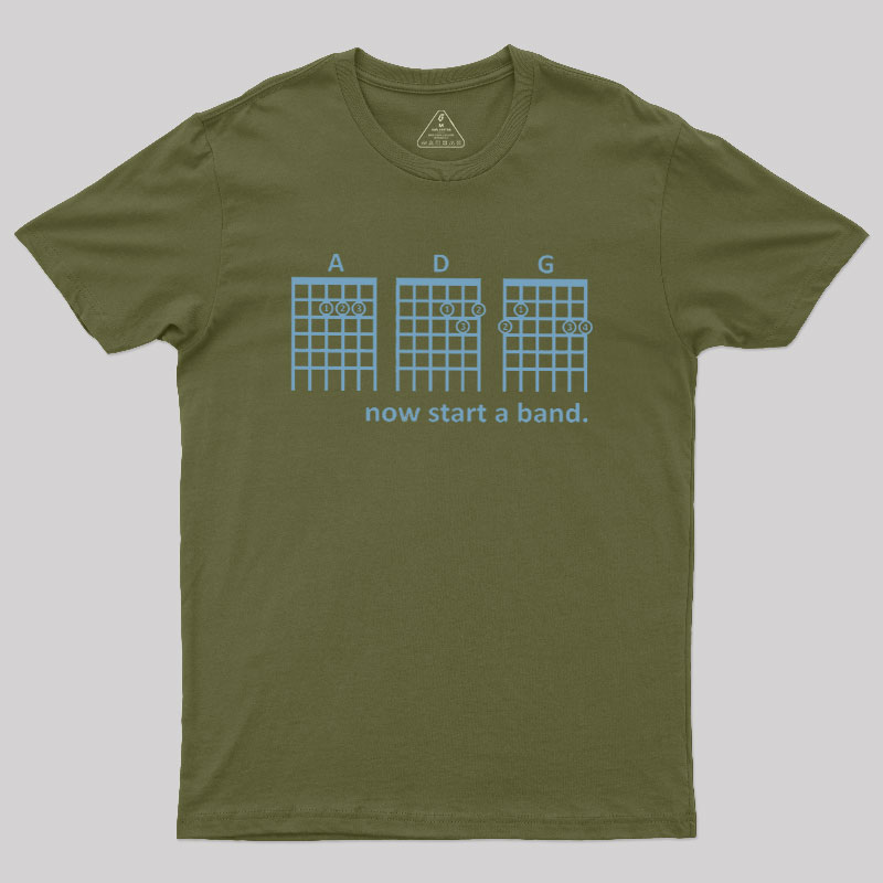 Now Start A Band Geek T-Shirt