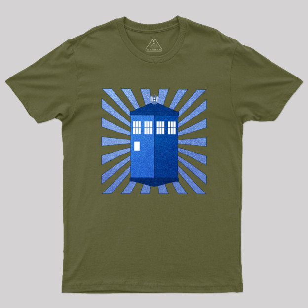 TARDIS Stained Glass Geek T-Shirt