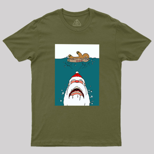 Santa Shark Geek T-Shirt