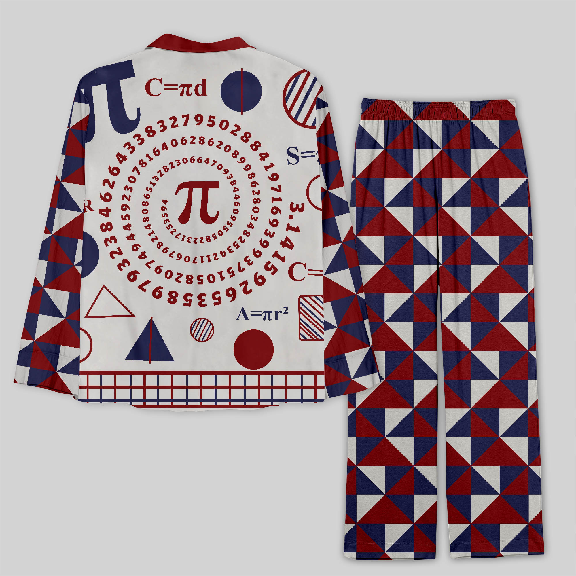 Math Pi Geek Pajama Sets