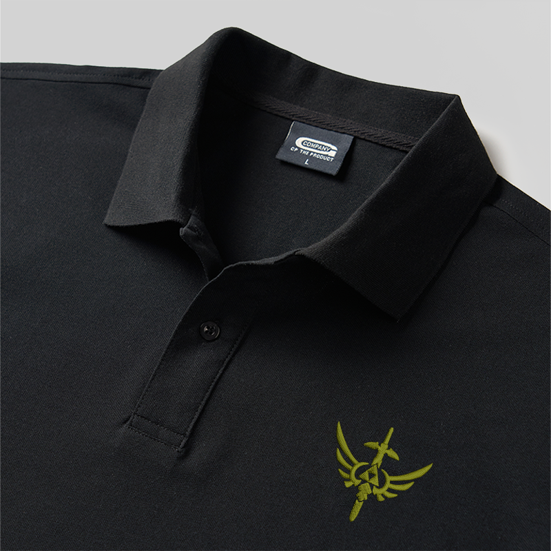 Retro Zelda Geek Embroidered Polo Shirts