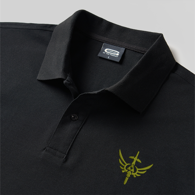 Retro Zelda Geek Embroidered Polo Shirts