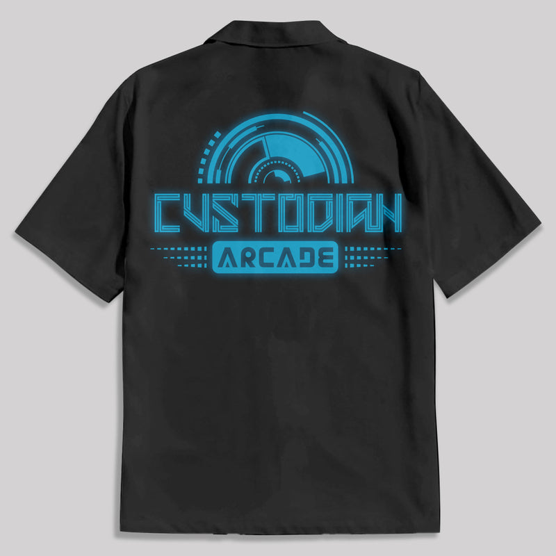 Flynn's Arcade Uniform Button Up Pocket Shirt