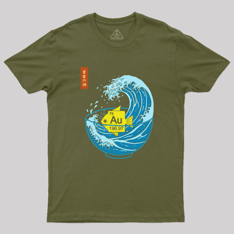 Golden Wave Geek T-Shirt