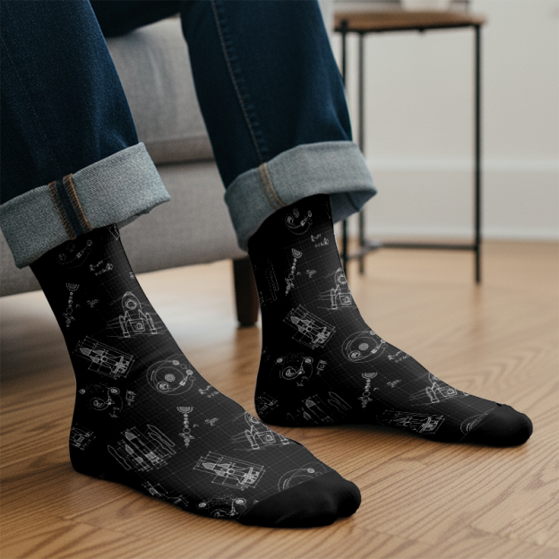 Aerospace Science Men's Socks