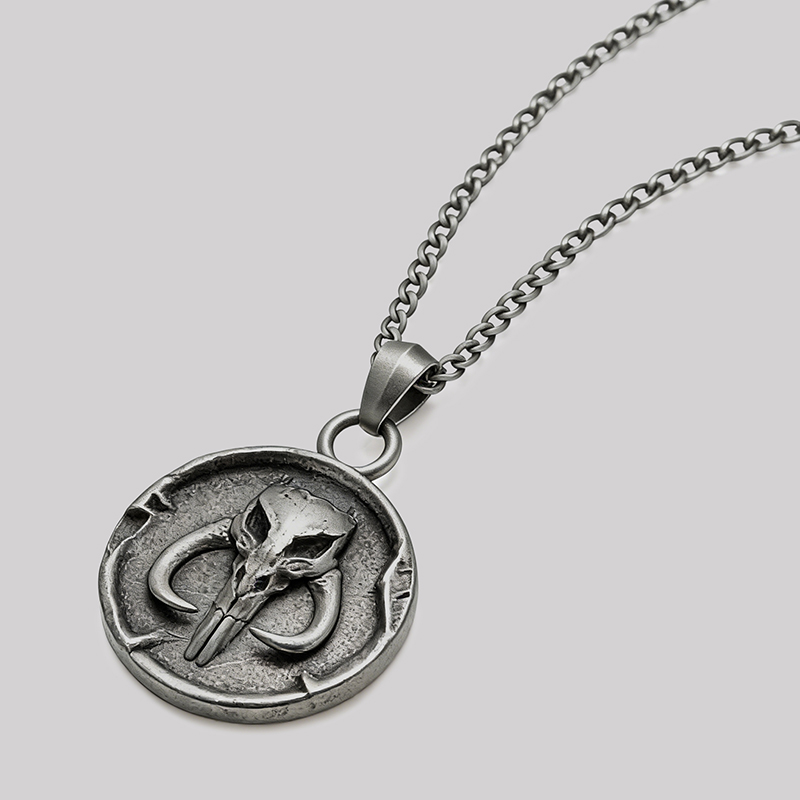 Mythic Skull Geek Sculptural Necklace