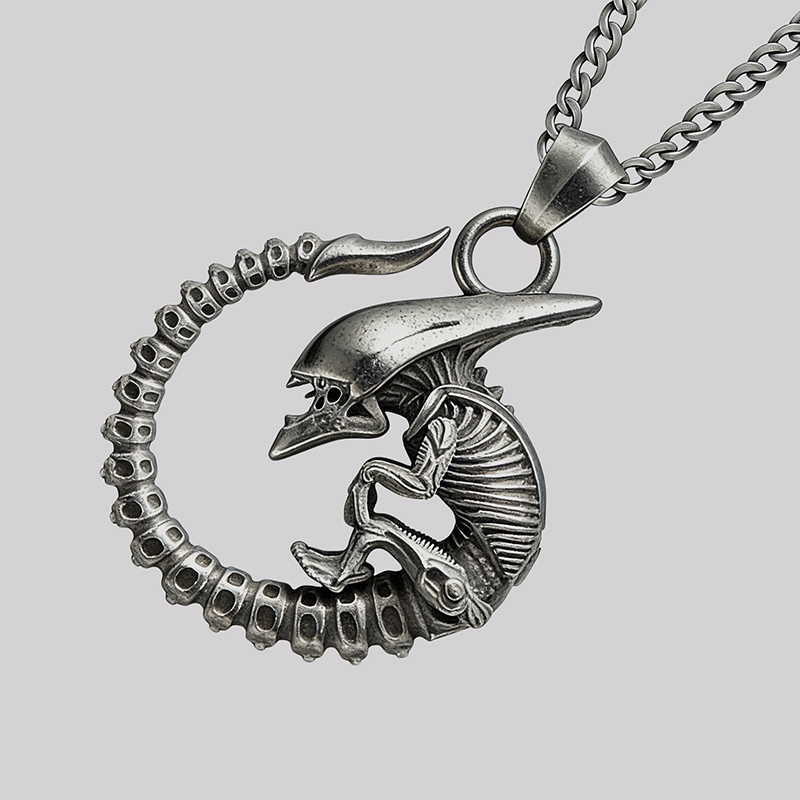Alien Geek Sculptural Necklace