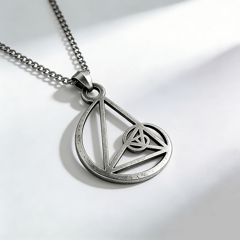 Spiral of Eternity Geek Sculptural Necklace