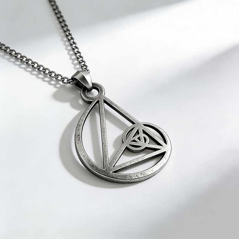 Spiral of Eternity Geek Sculptural Necklace