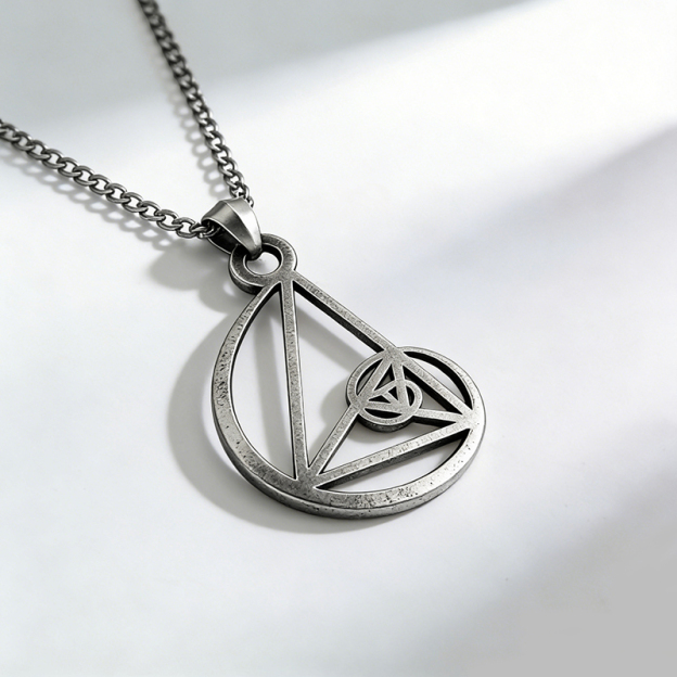 Spiral of Eternity Geek Sculptural Necklace