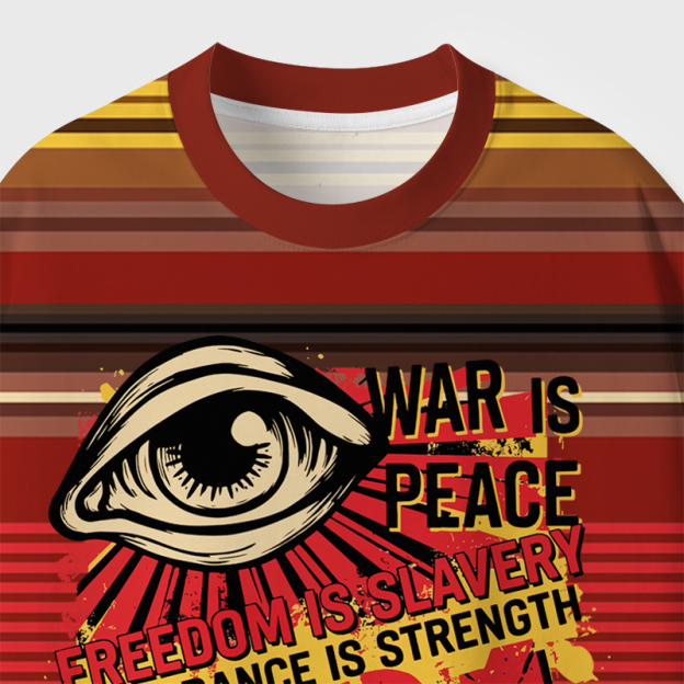 The Eye Of Truth Geek Eco Oversized Graphic Tees