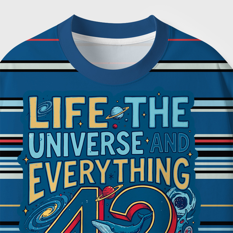 The Answer Geek Eco Oversized Graphic Tees