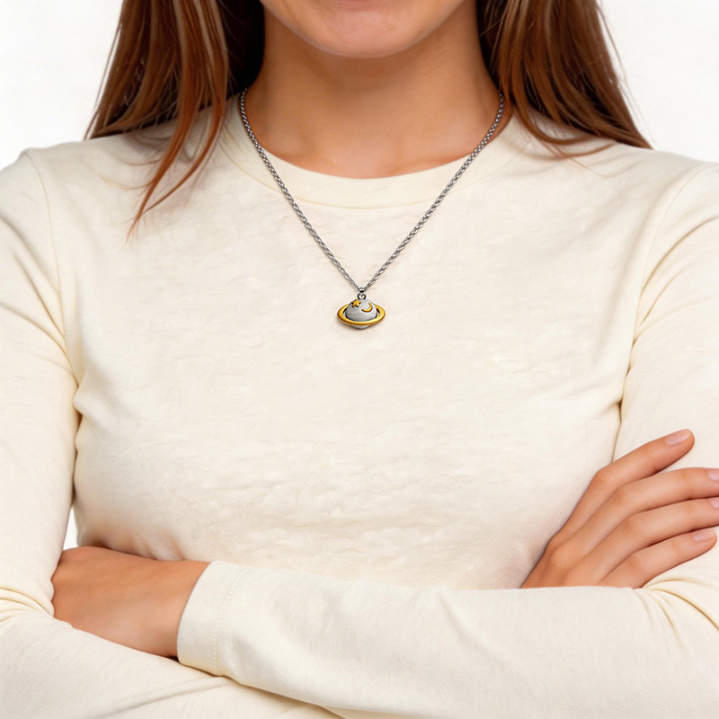Planetary Geek Sculptural Necklace