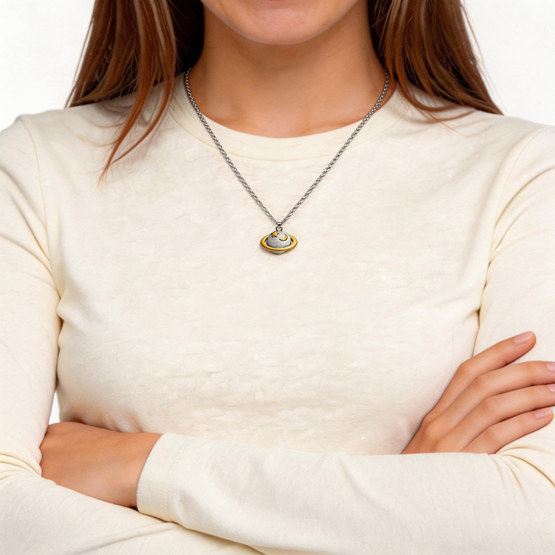 Planetary Geek Sculptural Necklace