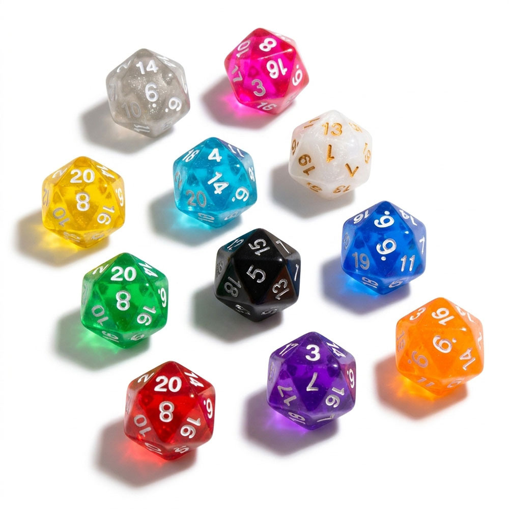Removable D20 Dice Cage Necklace