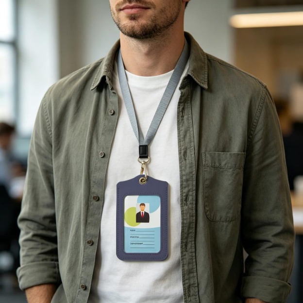 Classically Trained Geek Employee ID Badge