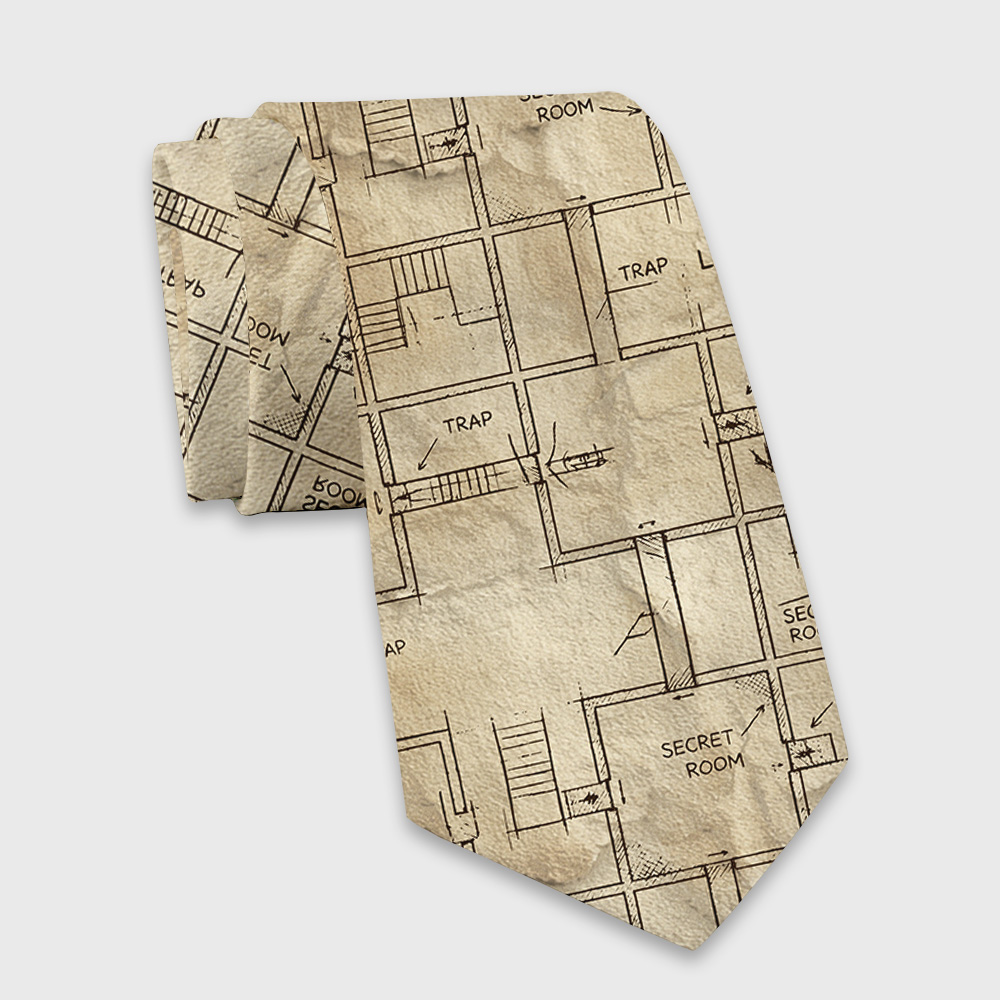 The Dungeon Game Geek Necktie