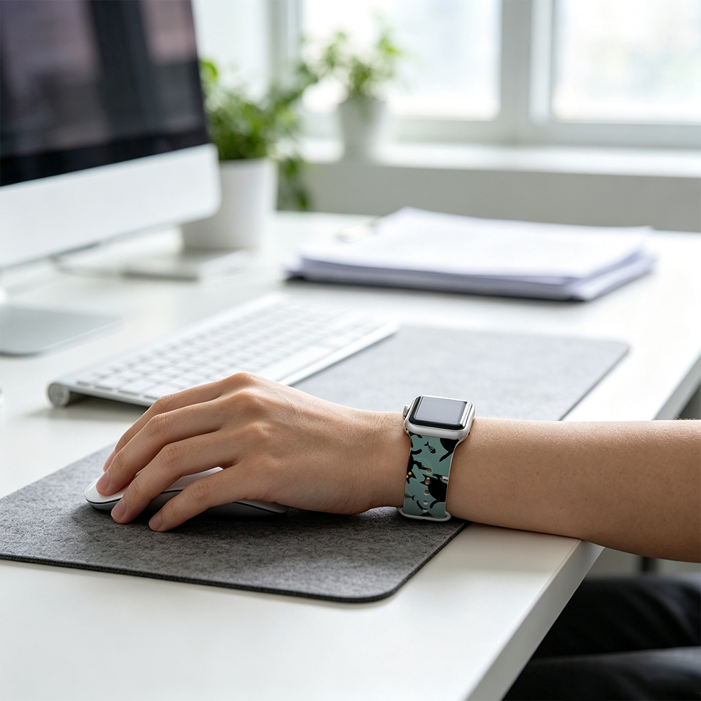 Naughty Kitten Geek Watch Band