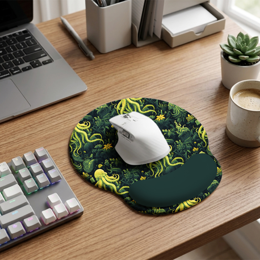 Cthulhu Geek Ergonomic Mouse Pad