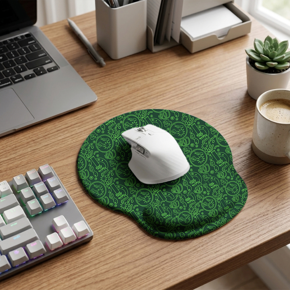  Geek Ergonomic Mouse Pad